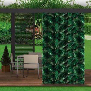 Zahradní závěs do altánku MIGD256 palmové listí Zelená 155x240 cm