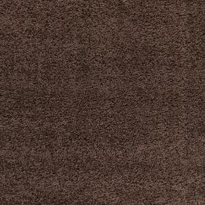 Kusový koberec Dream Shaggy 4000 brown Kulatý 80 cm průměr Kulatý 80 cm průměr