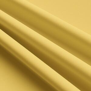 Závěs na řasící pásce se zirkóny 140x250 cm pastelově žlutý Žlutá 140x250 cm