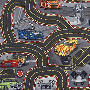Dětský koberec The World od Cars 97 šedý 80 x 120 cm 80 x 120 cm