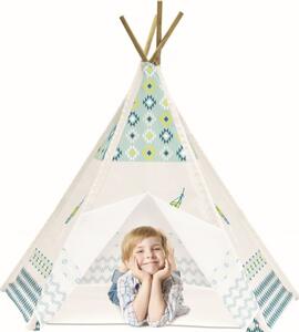 Dětské tepee design tyrkys Dětské tepee design tyrkys-SLEVA Dětské tepee design tyrkys-SLEVA