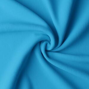 Závěs na kroužcích se zirkóny 140x250 cm tyrkysově modrý Tyrkysová 140x250 cm