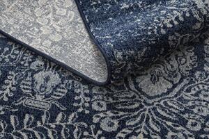 Kusový koberec vlněný JADE 45008/500 OSTA Ornament modrý béžový Rozměr: 85x160 cm