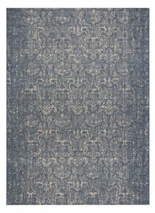 Kusový koberec vlněný JADE 45015/900 OSTA Ornament klasický modrý béžový Rozměr: 67x130 cm