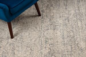 Kusový koberec vlněný JADE 45008/110 OSTA Ornament béžový modrý Rozměr: 240x340 cm
