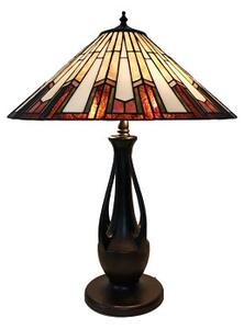 Stolní lampa Tiffany ART DECO Clayre & Eef 5LL-6168