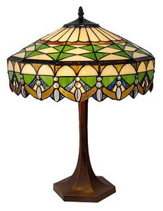 Stolní lampa Tiffany TRIANGLE Clayre & Eef 5LL-6086