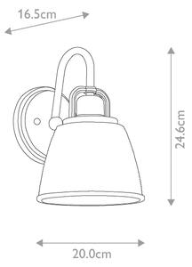 Quoizel QZ-DUBLIN1-PNBR - LED Koupelnové svítidlo DUBLIN 1xG9/3W/230V IP44 zlatá