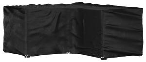 Plachta na zahradní nábytek tvar L 12 oček 185 x 185 x 90 cm 319314