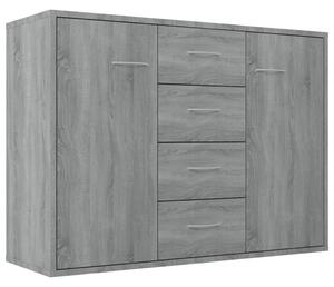Příborník šedý sonoma 88 x 30 x 65 cm kompozitní dřevo