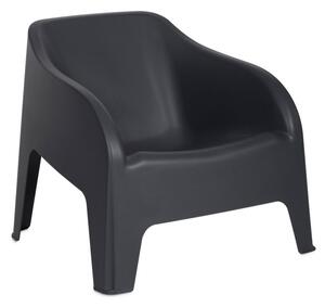 PETRA ARMCHAIR plastové křeslo, grafit