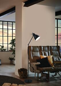 Eglo 49471 PRIDDY - Retro stojací naklápěcí lampa + Dárek LED žárovka (Stojací retro-industriální lampa)