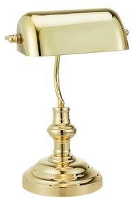 Markslöjd 108977 - Stolní lampa BANKERS 1xE14/40W/230V zlatá