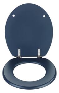 WENKO 25172100-WC sedátko PRIMA 37x41 cm modrá/stříbrná