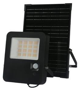 ACA Lighting LED solární reflektor Norel 32W/3CCT/IP65/Li-Fe 6,4V/6Ah, černá barva
