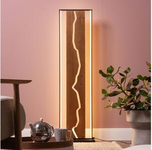 Brilliant - LED Stojací lampa THUNDER LED/18W/230V borovice