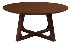 House Nordic Konferenční stolek Hellerup (Konferenční stolek z ořechové dýhy\nØ 75 cm)