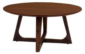 House Nordic Konferenční stolek, ořechová dýha\nØ75x36 cm (Hnědá)