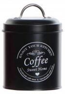 Dóza COFFEE, černá, 11,5 cm PC-186200-CB