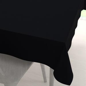 Biante Obdélníkový bavlněný saténový ubrus ST-019 Černý 120x140 cm