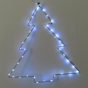 HJ LED světelná dekorace ve tvaru vánočního stromečku (USB nebo AA baterie) LED barva: Studená bílá/Cold white