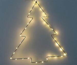 HJ LED světelná dekorace ve tvaru vánočního stromečku (USB nebo AA baterie) LED barva: Teplá bílá/Warm white