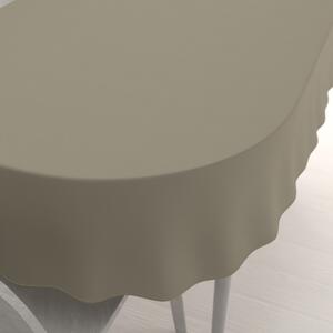 Biante Oválný bavlněný saténový ubrus ST-021 Latte 50x100 cm