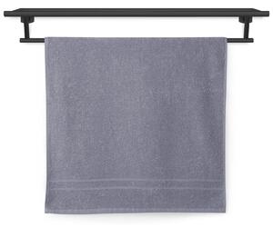 Ručník Veba RUJANA Pruh střední šedá Velikost: 50x100 cm