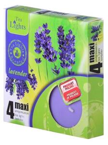 Čajové Maxi 4ks Lavender vonné svíčky
