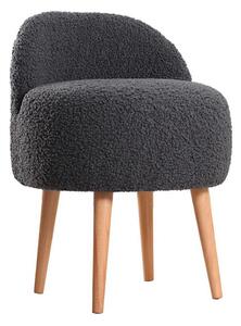 Taburet MIKI pr. 46 cm tmavě šedá
