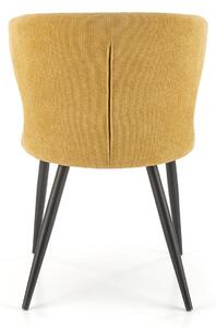 Čalouněná jídelní židle Hema2071, žlutá
