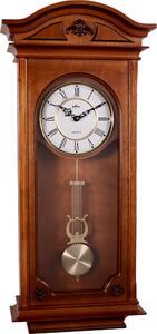 MPM Skříňové dřevěné nástěnné hodiny s kyvadlem E05.3893.50.I