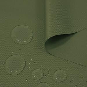 Voděodolná látka khaki, šířka 160 cm MIG18 Zelená Vzorek (10x10 cm +/-1 cm)