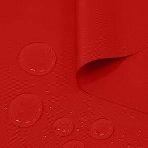 Voděodolná látka tmavě rudá, šířka 160 cm MIG11 Rudá Vzorek (10x10 cm +/-1 cm)