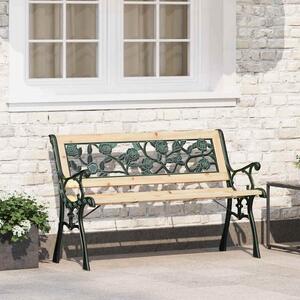 Zahradní lavice 2 -Seater 116 x 54 x 73 cm dřevo Hnědá 319570