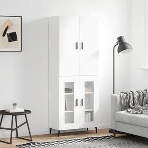 Skříň highboard bílá 69,5 x 34 x 180 cm kompozitní dřevo 3195747