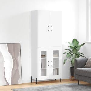 Skříň highboard bílá 69,5 x 34 x 180 cm kompozitní dřevo 3195739