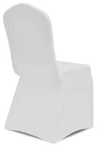Strečové potahy na židle - 50 ks| bílé