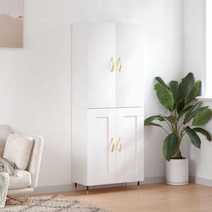 Skříň highboard bílá 69,5 x 34 x 180 cm kompozitní dřevo 3195771