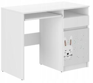 Dětský psací stůl s vousatým zajíčkem 76x50x96 cm