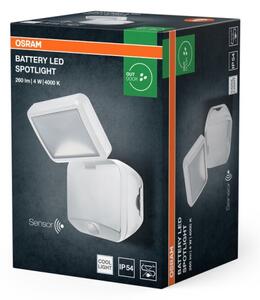 Osram - LED Venkovní nástěnný reflektor se senzorem BATTERY LED/4W/4xD IP54