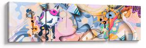 Obraz - Pohádková abstrakce (170x50 cm)