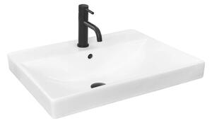 REA-U3326 - Zápustné umyvadlo MANDY 46x60 cm keramika/lesklá bílá