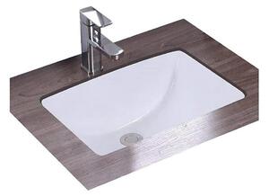 REA-U6653 - Zápustné umyvadlo ADELA 33x46 cm keramika/lesklá bílá