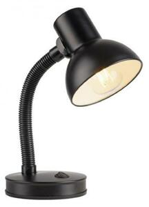 JUST LIGHT stolní lampa černá vypínač na psací stůl, na noční stolek