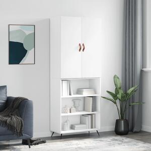 Skříň highboard bílá 69,5 x 34 x 180 cm kompozitní dřevo 3196043
