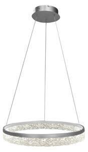 LED Lustr na lanku GALA LED/25W/230V pr. 50 cm stříbrná