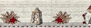 Vánoční gobelínový běhoun na stůl Chenille IT012 Vícebarevná 40x90 cm