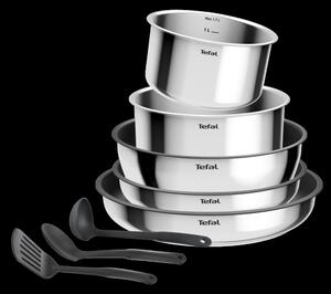 Tefal - Sada nádobí 9 ks INGENIO COOK nerez