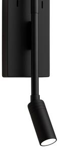 LED Nástěnné svítidlo TORCH LED/6W/230V + LED/3W černá